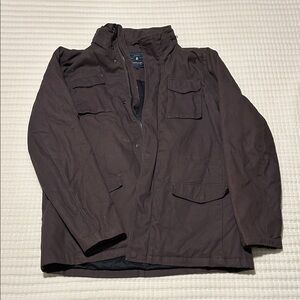 Frank and Oak Dark Grey Military Jacket
